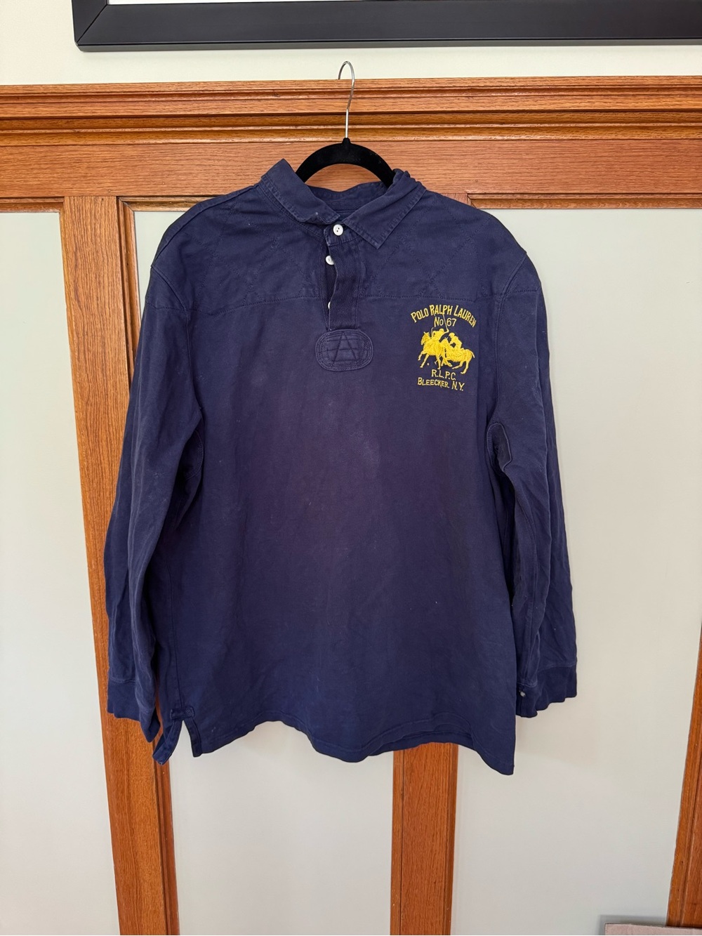 Vintage Style Polo Ralph Lauren No. 67 R.L.P.C. Bleecker NY Rugby Shirt